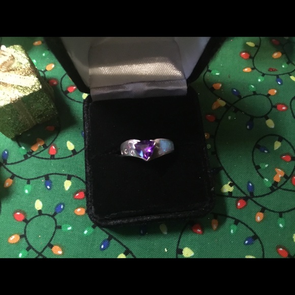 Sterling Silver With Amethyst & Fire Opal - Picture 2 of 5